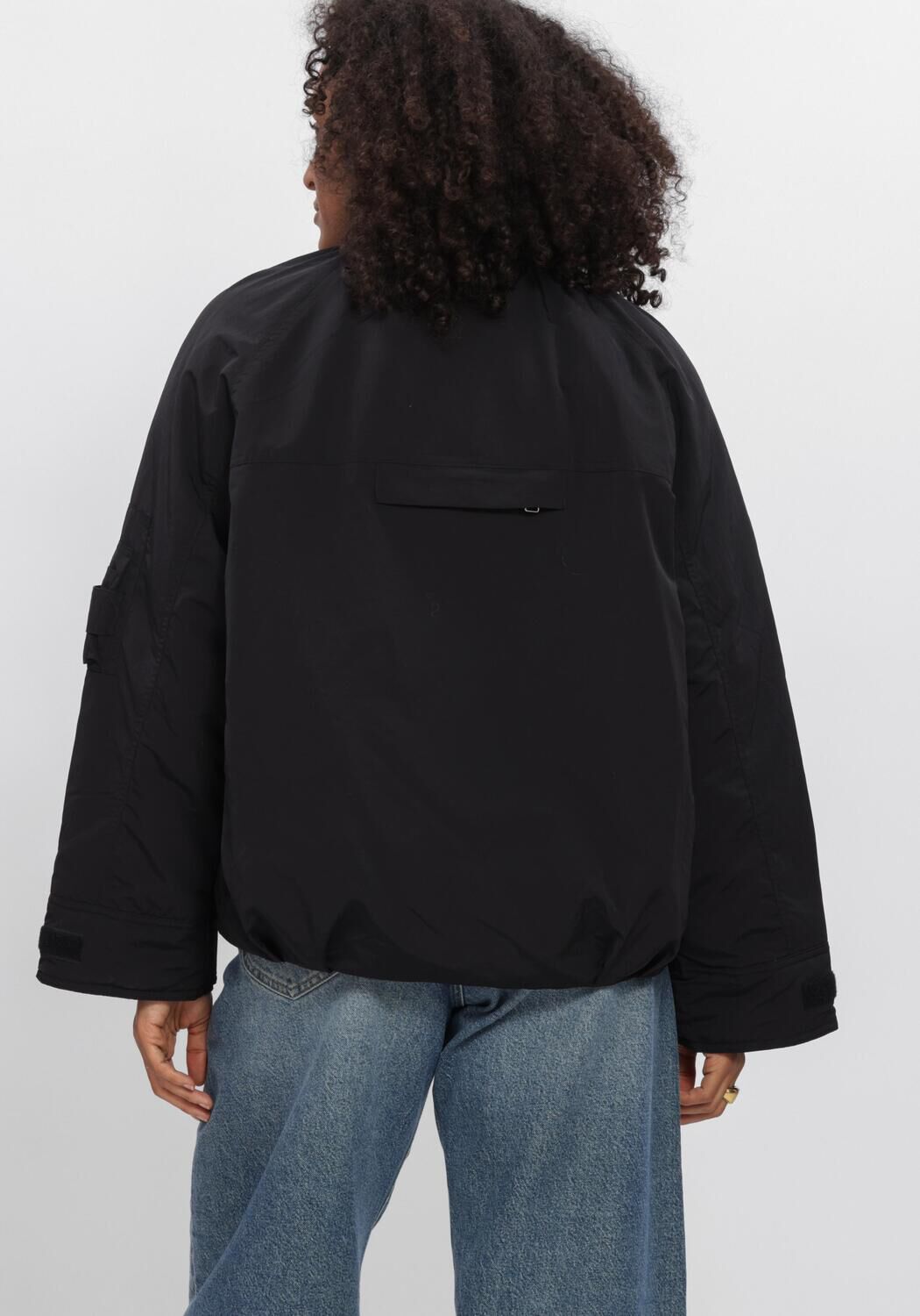 Schwarze WITHBLACK Wattierte Jack WBLGRAPPY BOMBER - large