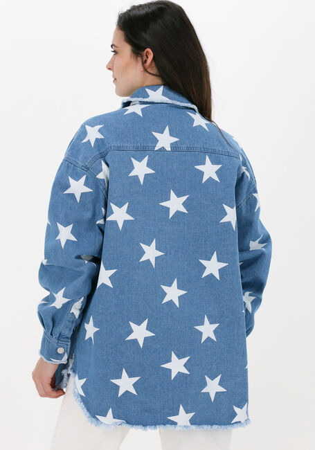 Blaue COLOURFUL REBEL Blusen SABRINA STAR UTILITY BLOUSE - large