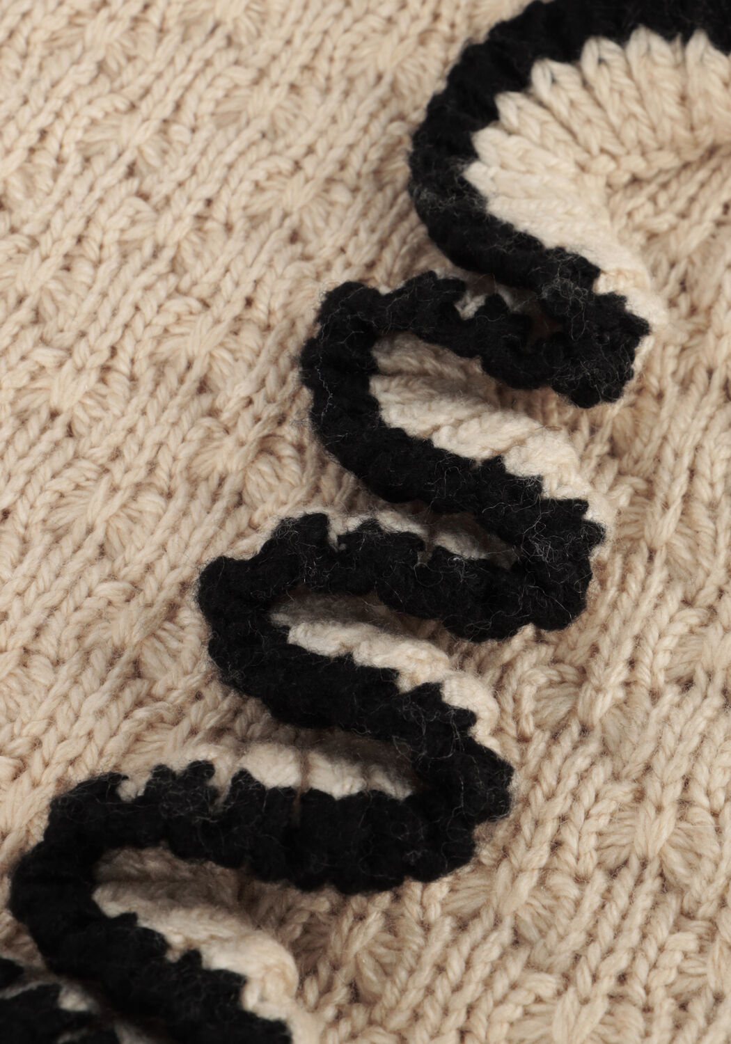 Beige OBJECT Pullover OBJYAA L/S KNIT PULLOVER 131 - large