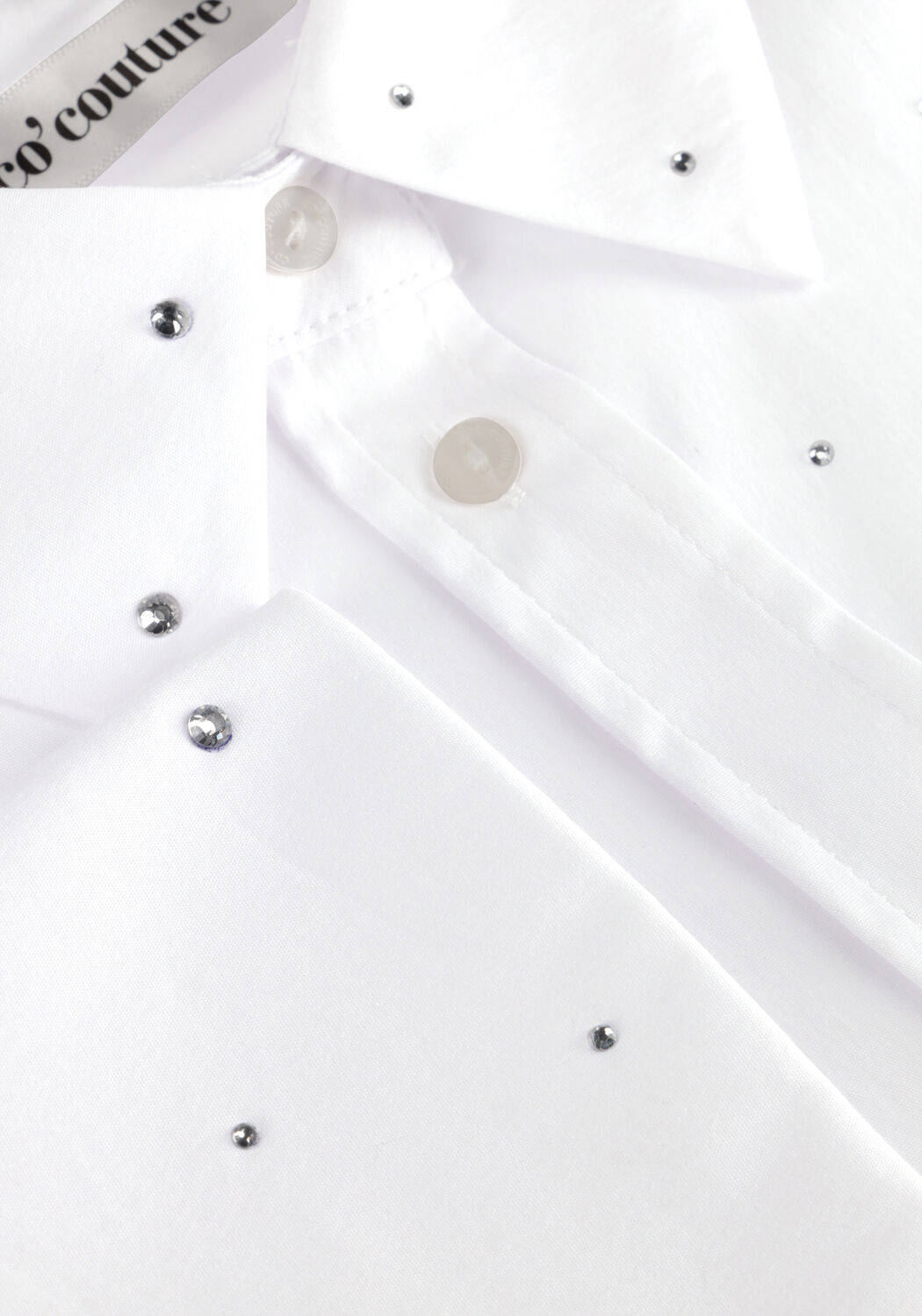 Wei&szlig;e CO'COUTURE Blusen LENICC WIDE CUFF STONE SHIRT - large