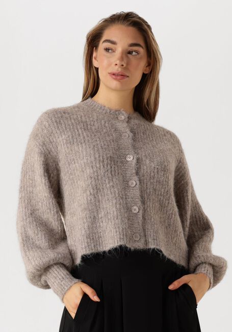 Taupe CO'COUTURE Strickjacke CORALEE RIB CARDIGAN - large