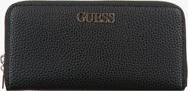 Schwarze GUESS Portemonnaie ALBY SLG LARGE ZIP AROUND - large