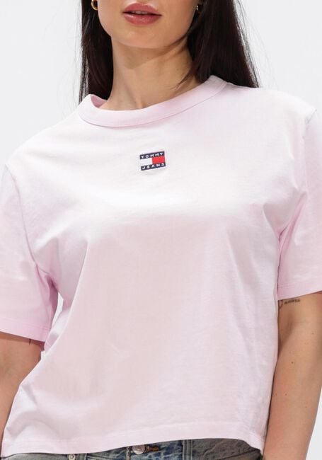 Hell-Pink TOMMY JEANS T-shirt TJW BXY BADGE TEE EXT - large