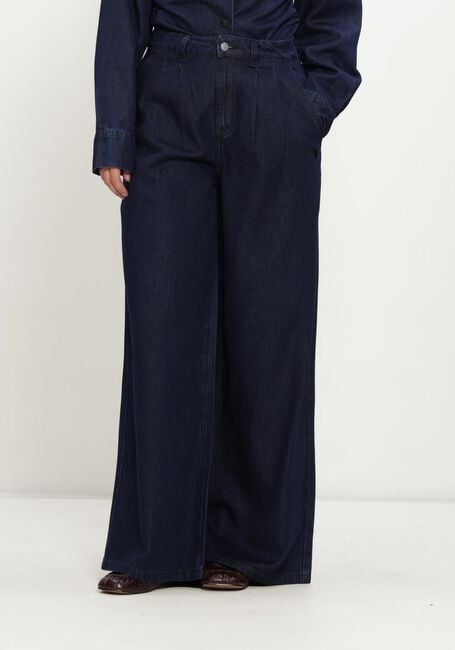 Blaue ALIX THE LABEL Hosen LADIES WOVEN WIDE LEG DENIM PANTS - large