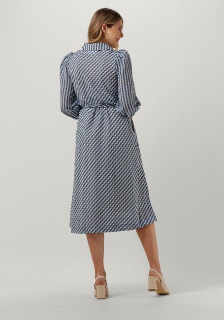 Blaue LEVETE ROOM Midikleid ANEMOONE 1 - large