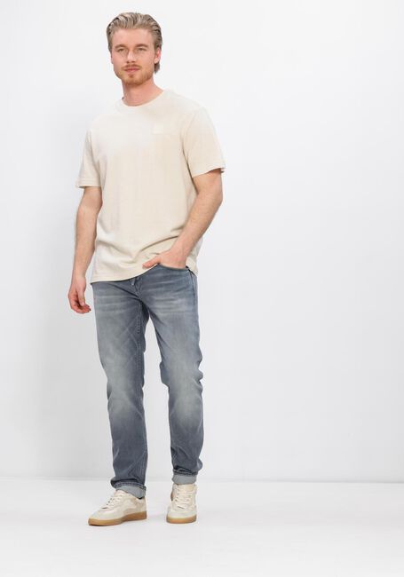 Beige PME LEGEND T-shirt JACQUARD STRIPED - large