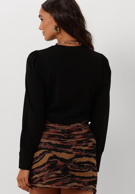 Schwarze OBJECT Pullover OBJCAROLINE L/S TOP NOOS - large