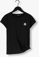 Schwarze NOBELL T-shirt KASIS TSHIRT BIG PRINT AT BACK WITH KNOT - medium