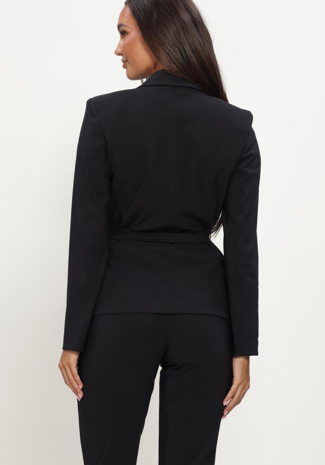 Schwarze STUDIO ANNELOES Blazer Elin bonded blazer - large