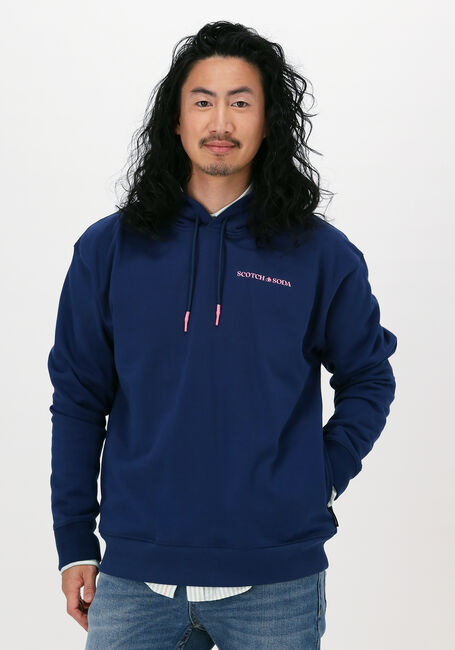 Dunkelblau SCOTCH & SODA Sweatshirt HOODED SWEATSHIRT IN ORGANIC C - large