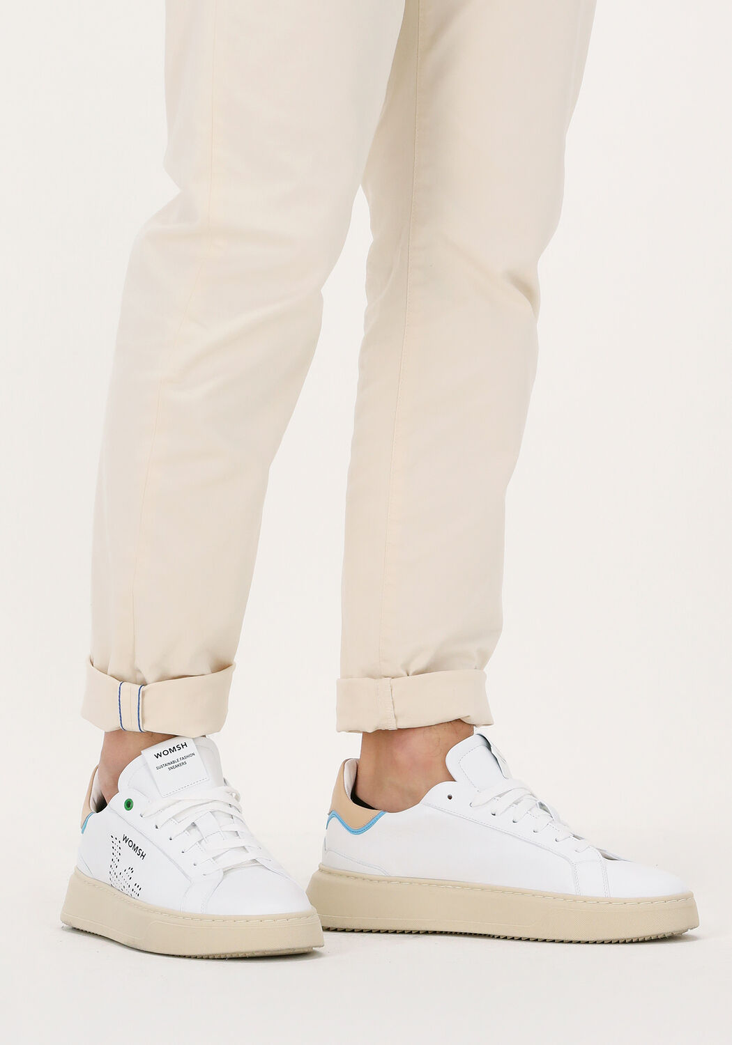 Wei&szlig;e WOMSH Sneaker Low SNIK - large