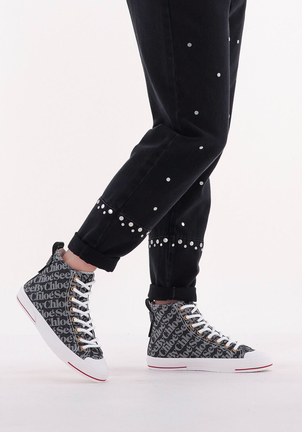 Graue SEE BY CHLO&Eacute; Sneaker High ARYANA - large