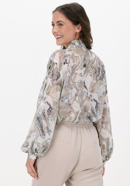 Grüne MSCH COPENHAGEN Blusen KABRINA LS SHIRT AOP - large