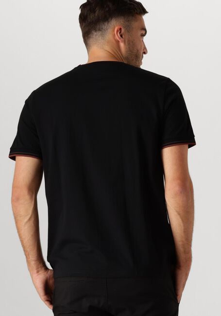 Schwarze FRED PERRY T-shirt TWIN TIPPED T-SHIRT - large