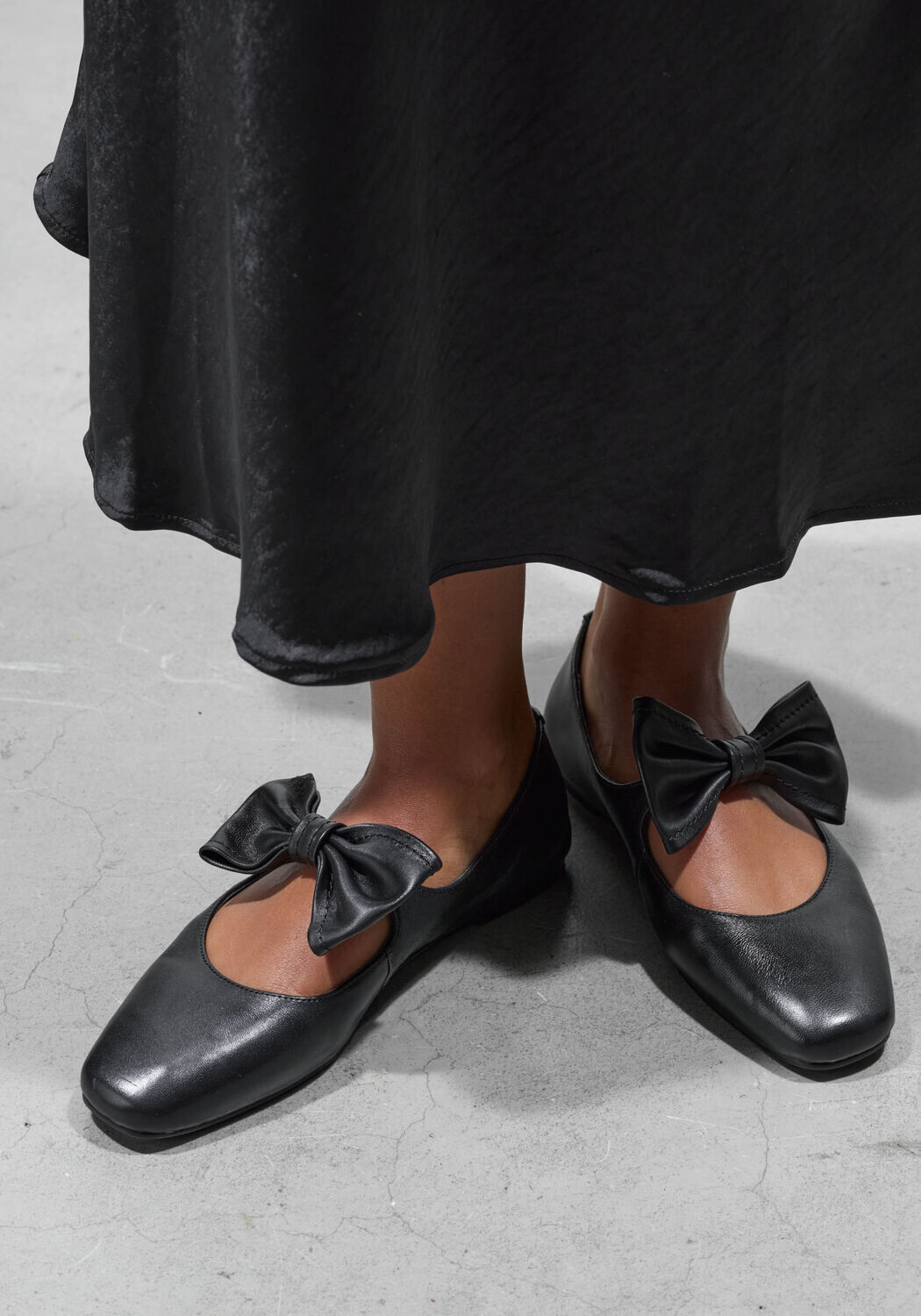 Schwarze STEFANO LAURAN Ballerinas BAILARINA LAZO - large