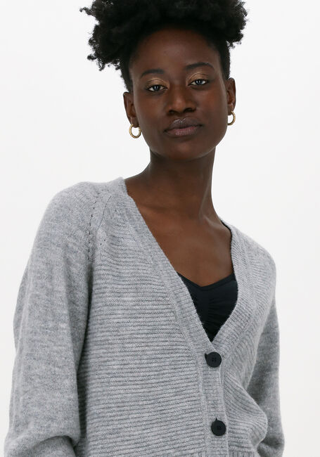 Hellgrau LEVETE ROOM Strickjacke REBECCA 1 CARDIGAN - large