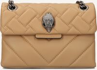 Camelfarbene KURT GEIGER LONDON Umhängetasche MINI KENSINGTON X BAG - medium