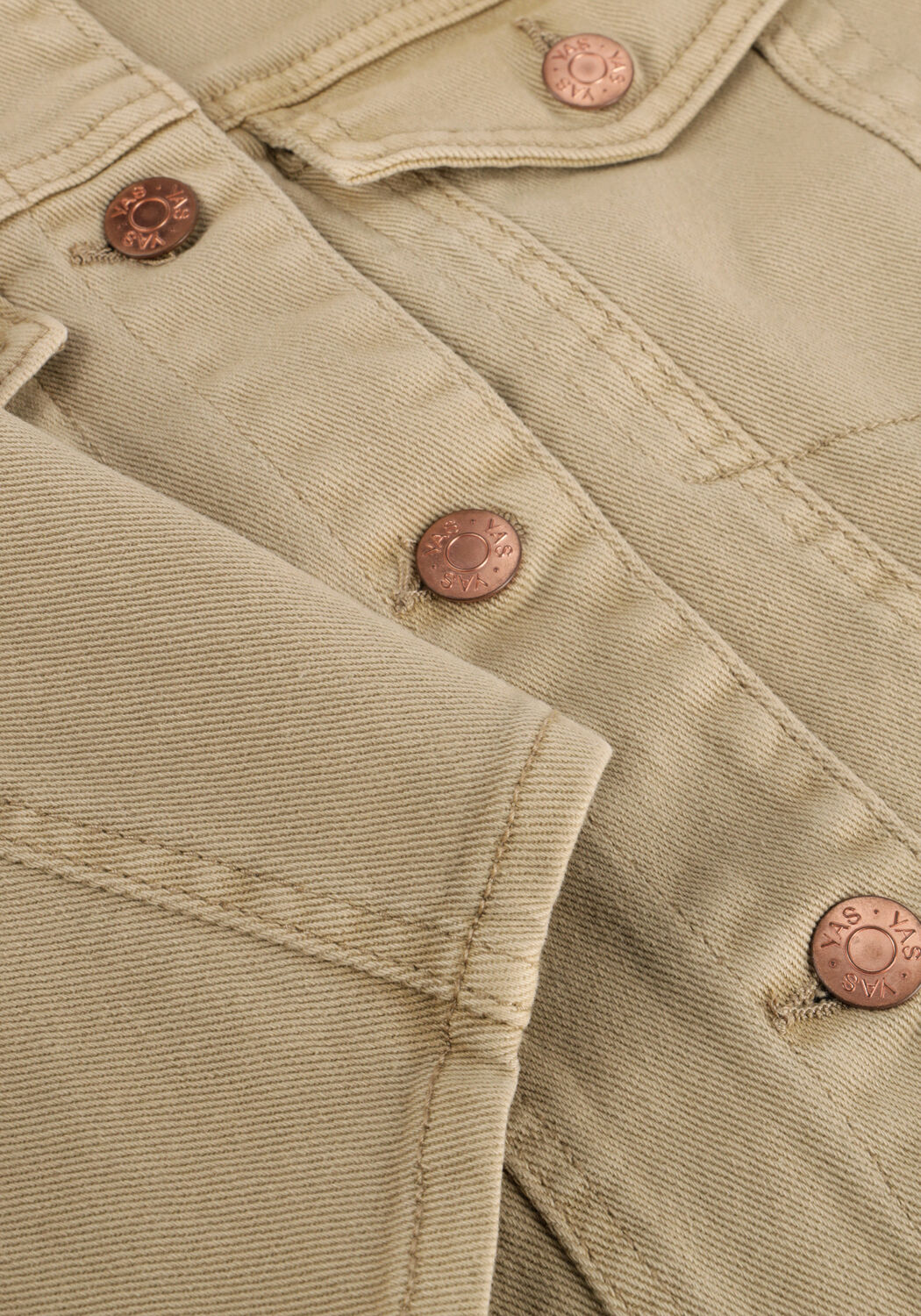 Sand Y.A.S. Jeansjacke YASLUA LS DENIM JACKET - large