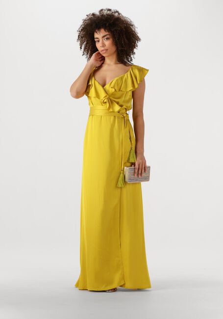 Gelbe NEMA Maxikleid N162 - large