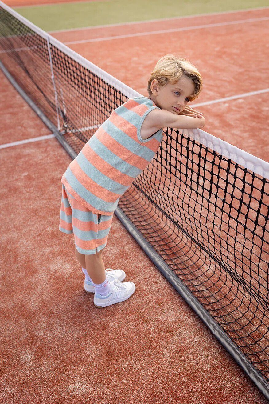 Mehrfarbige/Bunte Sproet & Sprout Polo-Shirt TANKTOP STRIPES - large