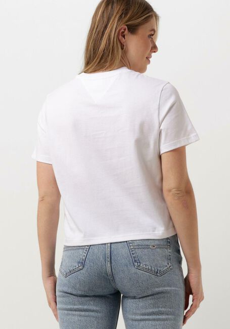 Weiße TOMMY JEANS T-shirt TJW BXY GRAPHIC FLAG TEE - large