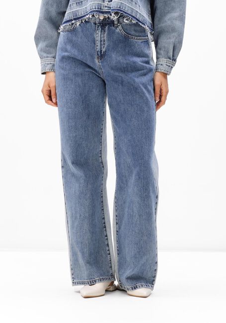 Hellblau ALIX THE LABEL Jeans LADIES WOVEN MIX DENIM PANTS - large