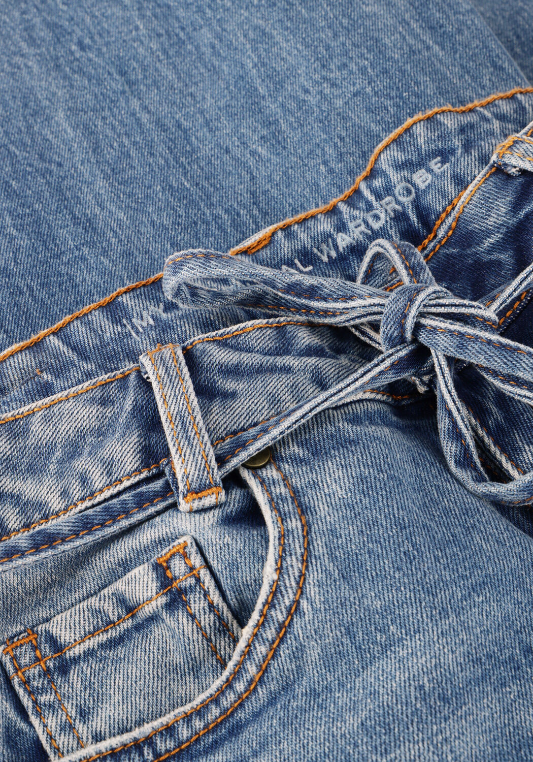 Blaue MY ESSENTIAL WARDROBE Wide jeans MWKARO 144 MID X-WIDE - large