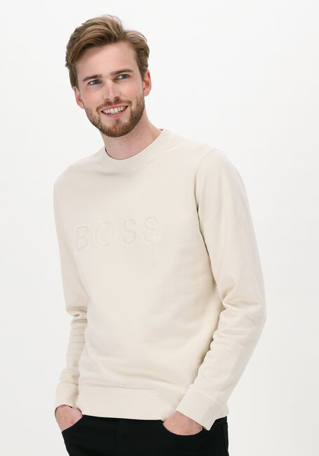Nicht-gerade weiss BOSS BLACK Pullover WELOGO 10236723 - large