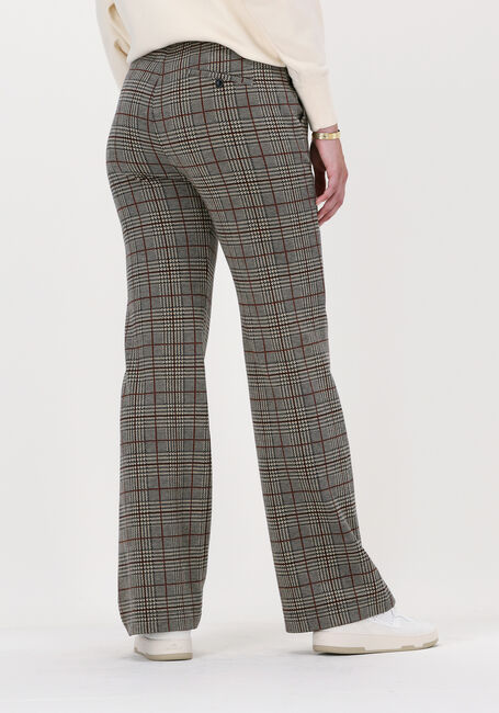 Braune SUMMUM Hose TROUSER CHECK JACQUARD - large