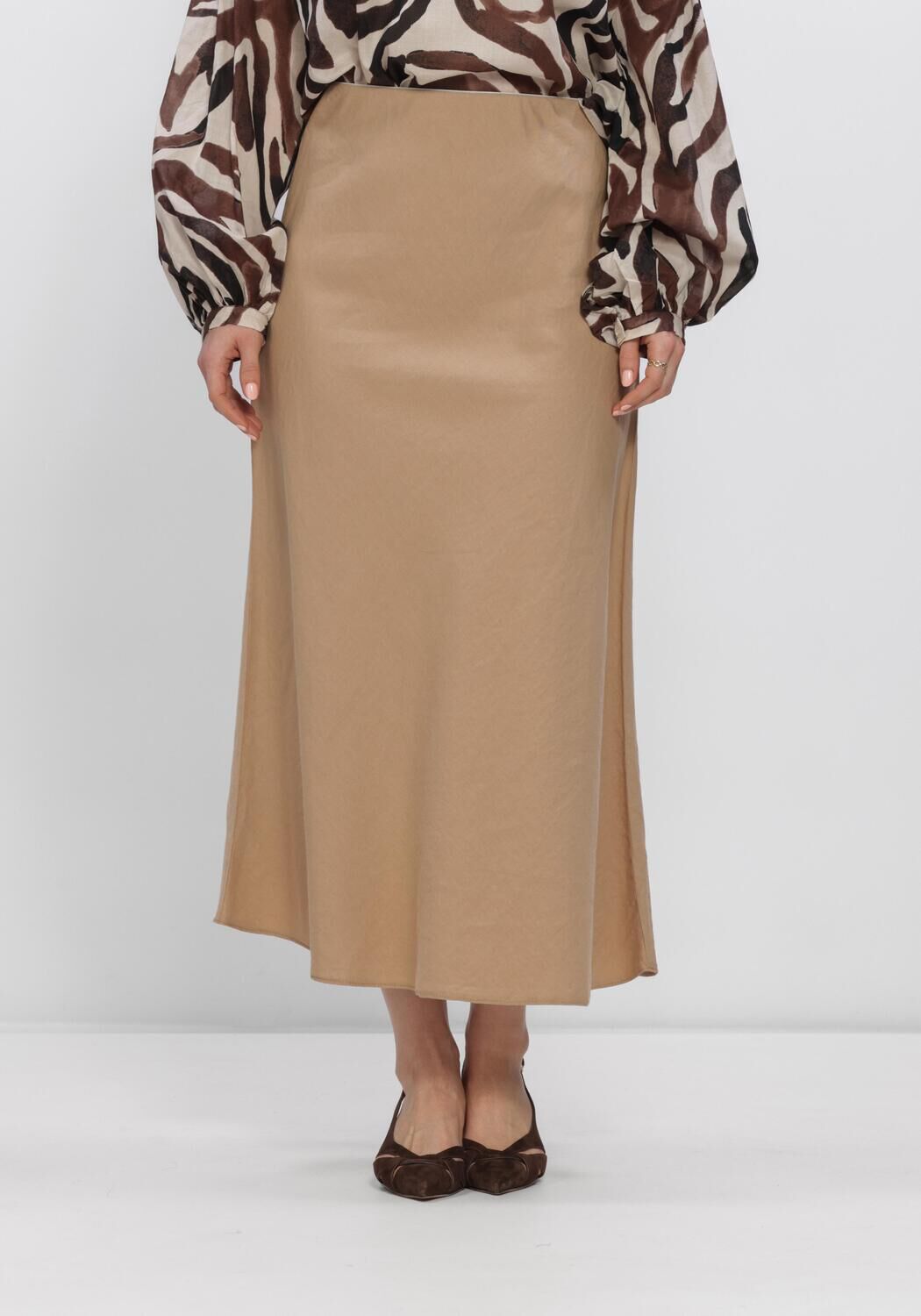 Beige BEAUMONT Midirock LUNA SKIRT - large
