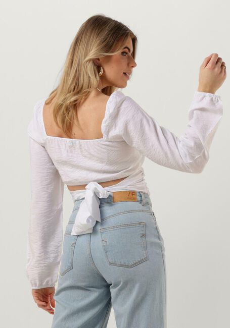Weiße ENVII Blusen ENNUT LS TIE TOP - large