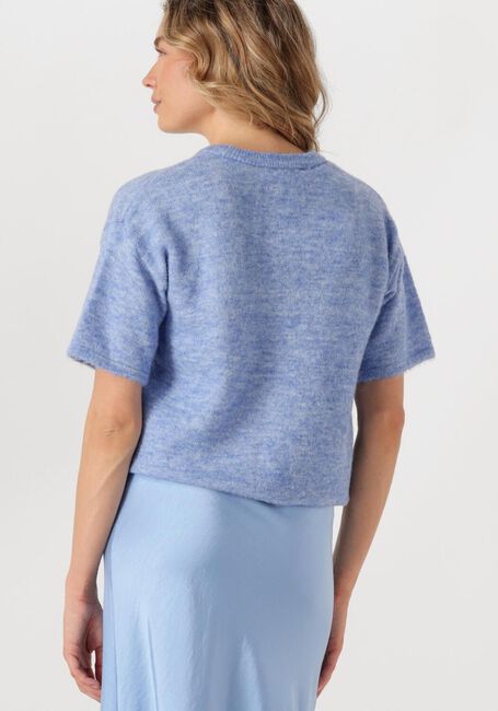 Hellblau SELECTED FEMME T-shirt SLFMALINE-LILIANA 2/4 KNIT O-NECK - large
