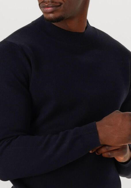 Dunkelblau DSTREZZED Pullover ARCHER MOCKNEK - large