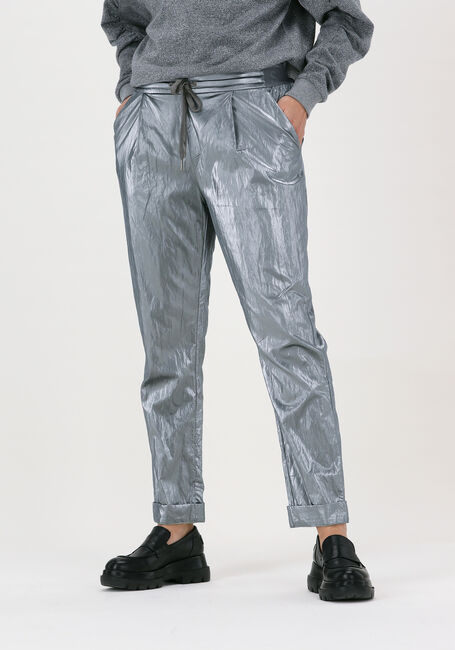 Silberne SUMMUM Hose TROUSERS COATED FABRIC - large