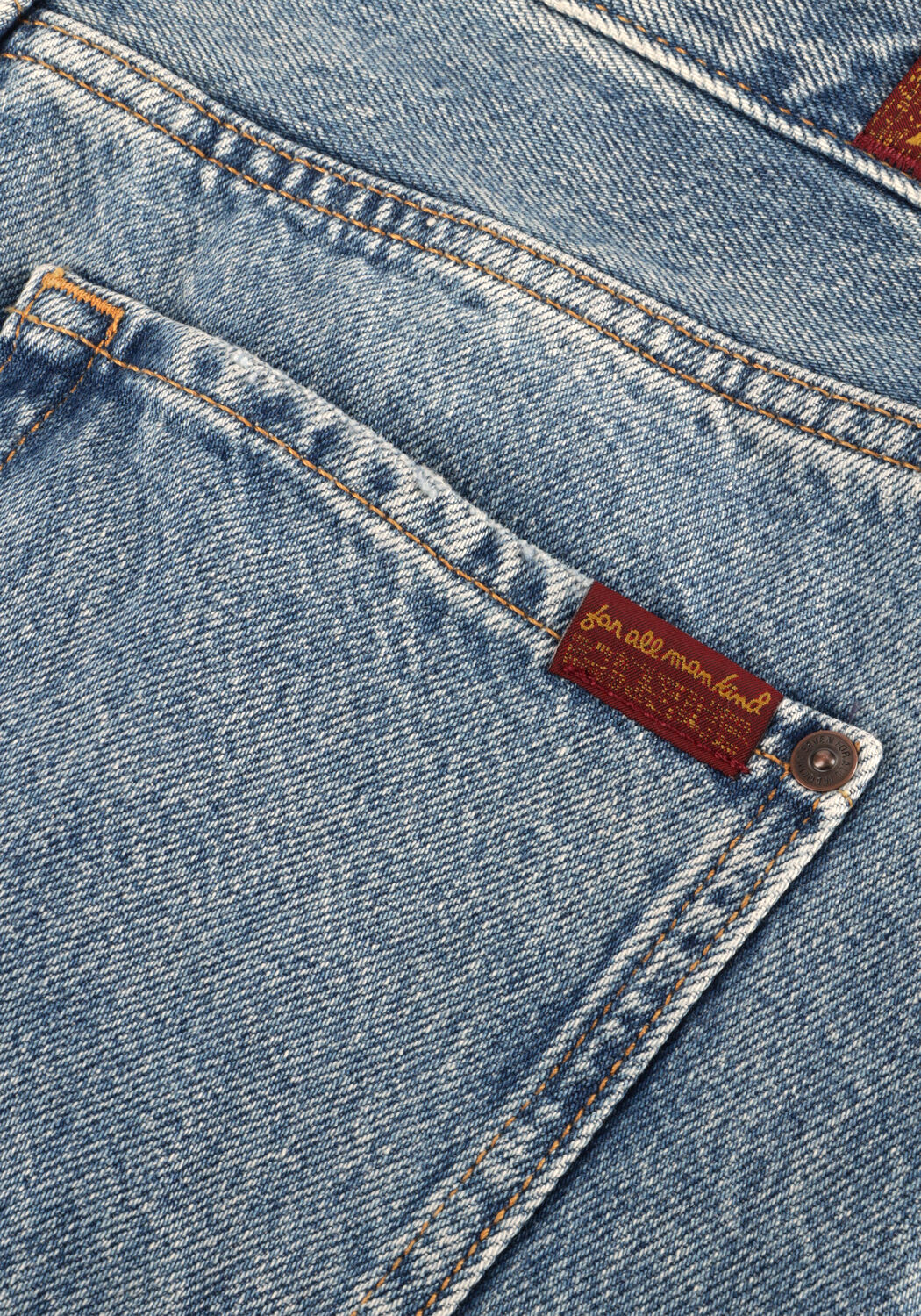 Blaue 7 FOR ALL MANKIND Wide jeans LOLA SHORTS WAVE - large