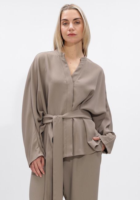 Taupe NEO NOIR Blusen ELLERY CREPE BLOUSE - large