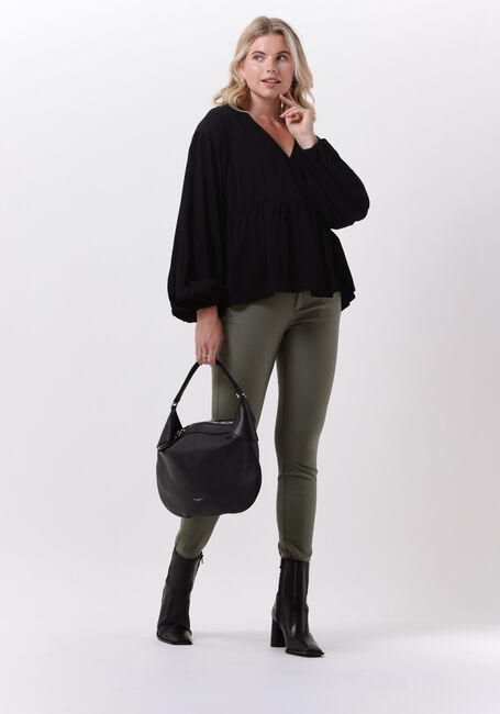 Schwarze MINIMUM Bluse LILASA 9611 - large