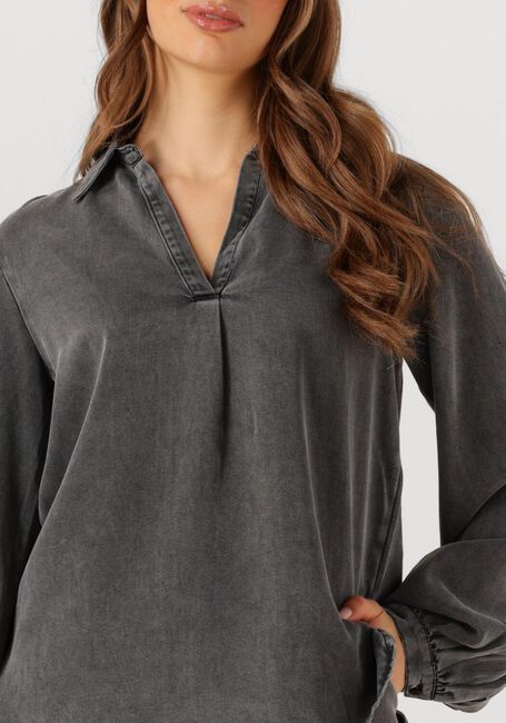 Dunkelgrau SIMPLE Blusen WV-TENCEL-TWILL-25-3 - large