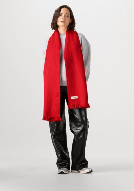 Rote ALPACA LOCA Schal 601 SCARF - large