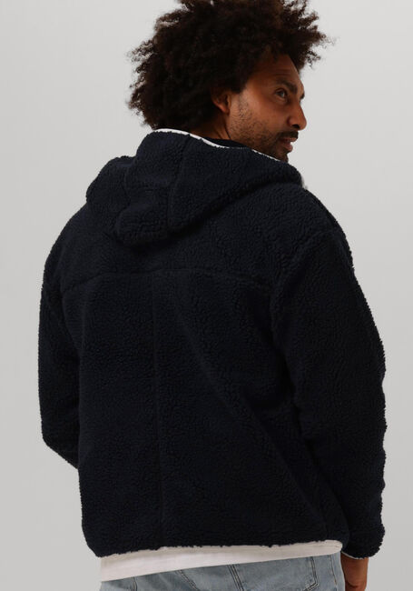 Dunkelblau TOMMY JEANS Strickjacke TJM SHERPA ZIP THRU HOODIE - large