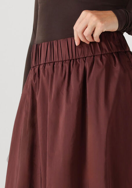 Bordeaux NEO NOIR Midirock YARA POPLIN SKIRT - large