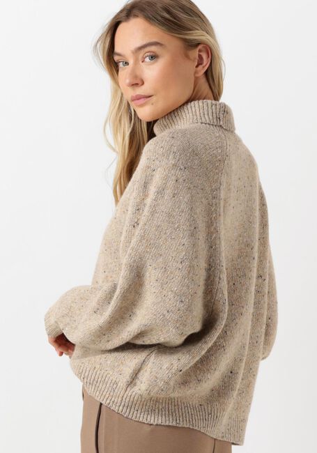 Beige VANESSA BRUNO Rollkragenpullover DOTTY - large