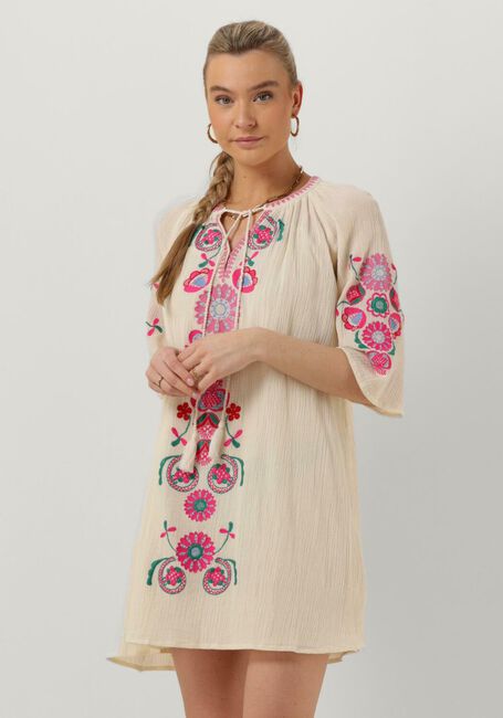 Creme ANTIK BATIK Minikleid MAGOO DRESS - large