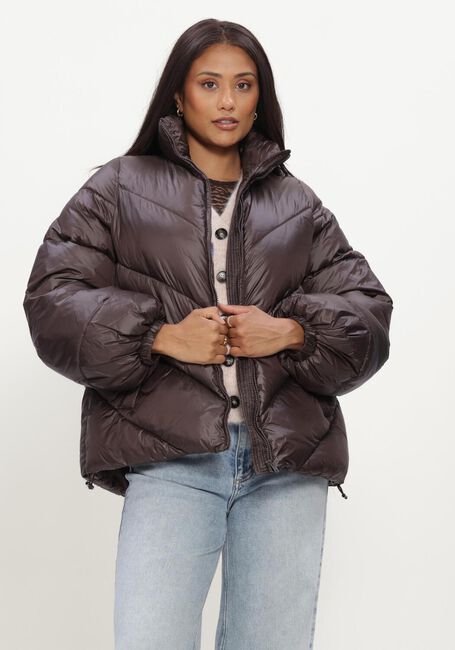 Braune MODSTR&Ouml;M Wattierte Jack TETRISMD JACKET - large