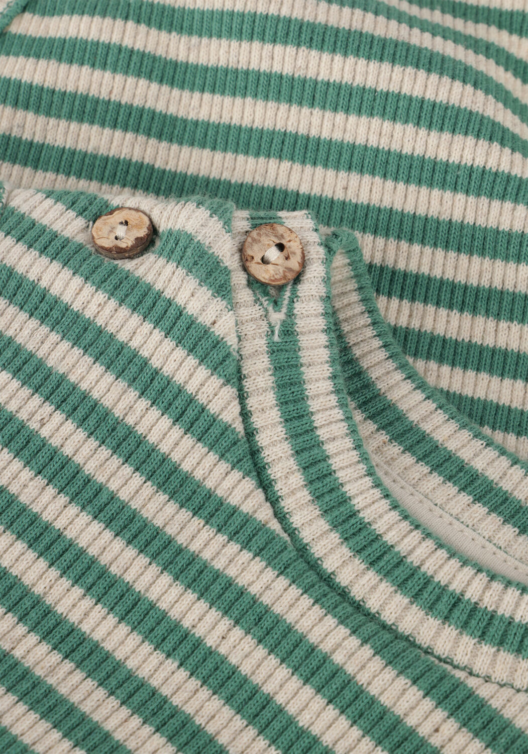 Gr&uuml;ne PLAY UP Strampler STRIPED RIB BODY - large