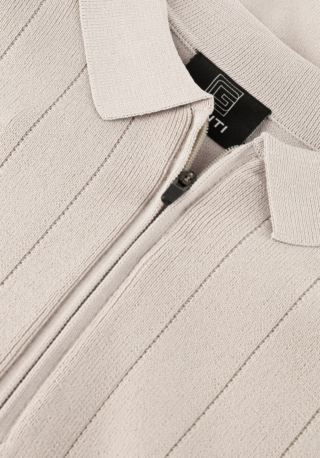 Sand GENTI Polo-Shirt POLO ZIP SS 1260 - large