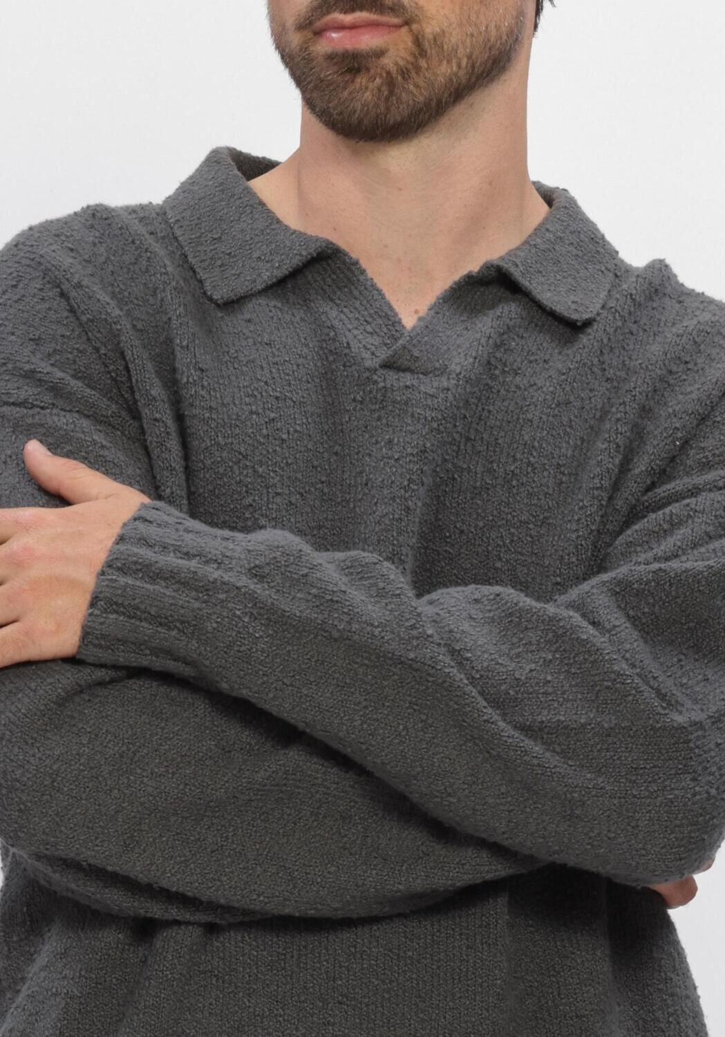 Dunkelgrau CHASIN Polo-Shirt ODIN PILO POLO - large