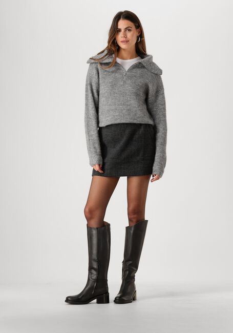 Graue MSCH COPENHAGEN Pullover MSCHGYTTA ZIP PULLOVER - large
