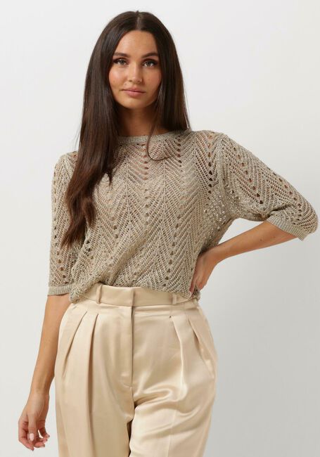 Goldfarbene TWINSET MILANO Pullover KNITTED SWEATER - large