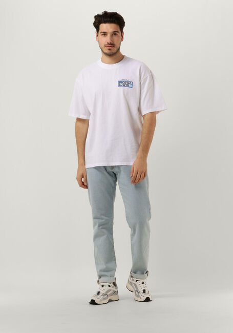 Weiße EDWIN T-shirt POSTAL TS SINGLE JERSEY - large